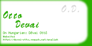 otto devai business card